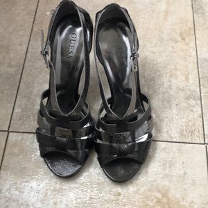 Guess Peacock Strap heels